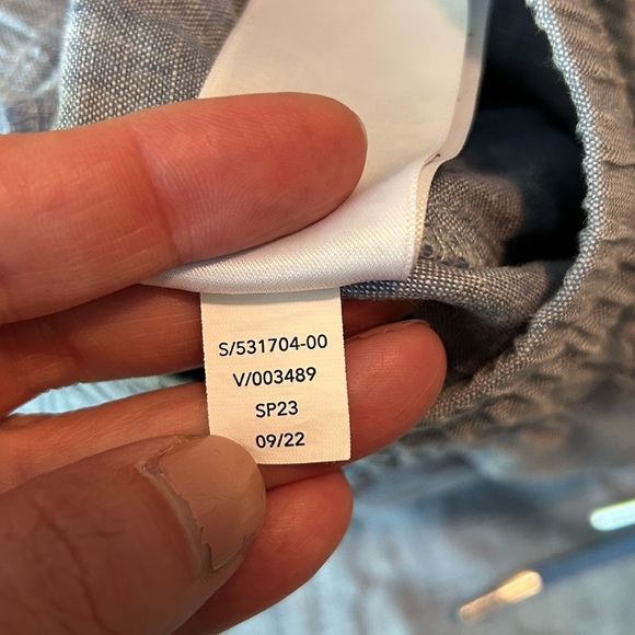 Athleta Retreat Linen Jogger in Blue Size 4 Petite - Picture 10 of 10